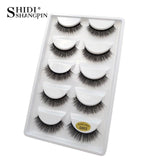 5 pairs false eyelashes natural 3D mink lashes makeup eyelash extension long mink eyelashes volume fake eye lashes cilio russian