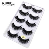 5 pairs false eyelashes natural 3D mink lashes makeup eyelash extension long mink eyelashes volume fake eye lashes cilio russian