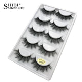 5 pairs false eyelashes natural 3D mink lashes makeup eyelash extension long mink eyelashes volume fake eye lashes cilio russian