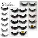 5 pairs false eyelashes natural 3D mink lashes makeup eyelash extension long mink eyelashes volume fake eye lashes cilio russian