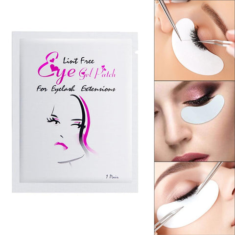 50/100 Pairs 4 Color Eyelash Extension Under Gel Pad Women Beauty Makeup Eye Pads Salon Lint  Patches Make Up Tool Patch