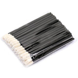 50 Pcs/pack Disposable Lip Brush Makeup Brushes Pen Lipstick Mascara Wands Brush Cleaning Eyelash Cosmetic Brush Applicators