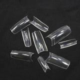 500Pcs False Nail Clear Half Transparent French Acrylic UV Gel Manicure Fake Nails Art Tips