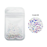 500pcs Nail Art Rhinestone Mix SS3-SS20 Size Glass Flatback Crystal Nail Rhinestones For Nails Art 3D Decorations MJZ2101