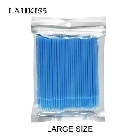 500pcs/lot Micro Brushes Make Up Eyelash Extension Disposable Eye Lash Glue Cleaning Brushes Free Applicator Sticks Makeup Tools