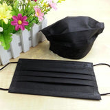 50Pcs Black Disposable Medical Dust Mouth Surgical Face Mask Bacterial Filter Facial Care Tools For Personal Medical Shellhard