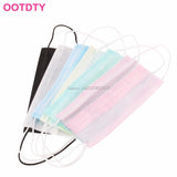 50Pcs Elastic Ear Loop Disposable Medical Dustproof Surgical Face Mouth Masks New 3-Ply #Y207E# Hot Sale