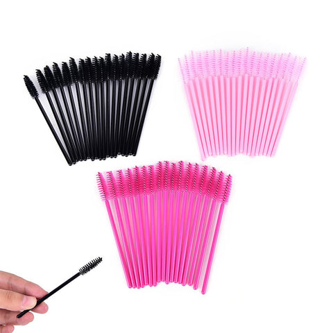 50Pcs Hot Sale Applicator Spoolers Makeup Brush Tool Cosmetic Eyelash Extension Disposable Mascara Wand