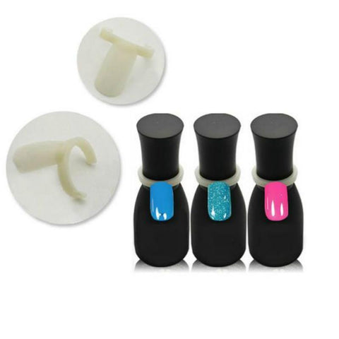 50Pcs/Lot Acrylic Full Nail Tips Polish UV Gel Color Pops Display Nail Art Ring Style Nail Tips