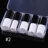 50Pcs Shimmer Starry Sky Nail Foil Colorful Nail Starry Glitter Transfer Sticker Manicure Nail Art Decoration