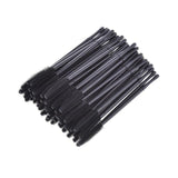 50pcs/pack Disposable Eyelash Brush Mascara Wands Applicator Eyelash Comb Makeup Brushes Individual Lash Removing Swab Micro