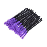 50pcs/pack Disposable Eyelash Brush Mascara Wands Applicator Eyelash Comb Makeup Brushes Individual Lash Removing Swab Micro