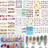 58Sheets Fruit/Necklace Jewelry Pattern Nail Stickers Nail Art Water Transfer Stickers Mixed Nail Tips Decals Decor BESTZ455-512