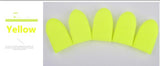 5pcs Nail Art Tips UV Gel Polish Remover Wrap Silicone Elastic Soak Off Cap Clip Manicure Cleaning Varnish Tool Reuseable Finger