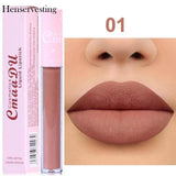 6 Colors Matte lip Gloss Natural Long-lasting Non-stick Cup Lipstick Soft Texture Daily Makeup Beauty Cosmetics