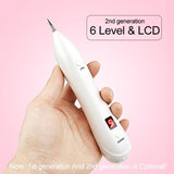 6 level LCD Plasma Pen Face Skin care Dark Spot Remover Laser Mole Wart Removal Tattoo/Freckle Facial Skin Tag Removal Machine