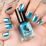 6ml Mirror Effect Metallic Nail Polish Purple Rose Gold Silver 18 Colors Chrome Nail Art Varnish for Women Nails Manicure Lacque