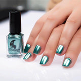 6ml Mirror Effect Metallic Nail Polish Purple Rose Gold Silver 18 Colors Chrome Nail Art Varnish for Women Nails Manicure Lacque
