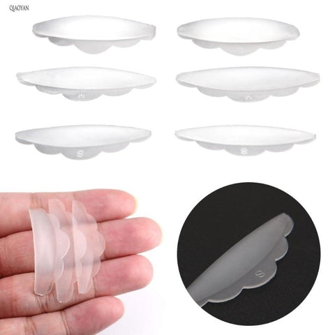 6pcs Eyelash Lift Lifting Curlers Curl Silicone Eye Lash Extension Shields Pads