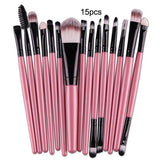 7/10/15pcs/kits Professional Nylon Makeup Brushes Set Cosmetics Foundation Brush Tools For Face Powder Eye Shadow Eyeliner Lip