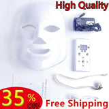 7 Colors Beauty Therapy Photon LED Facial Mask Light Skin Care Rejuvenation Wrinkle Acne Removal Face Beauty Spa Instrument 30