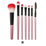 7 Pcs Blending Brush Tool Wood Makeup Brush EyeShadow Brush Cosmetics pinceis de maquiagem