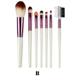 7 Pcs Blending Brush Tool Wood Makeup Brush EyeShadow Brush Cosmetics pinceis de maquiagem