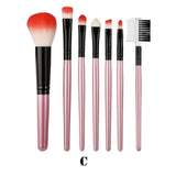 7 Pcs Blending Brush Tool Wood Makeup Brush EyeShadow Brush Cosmetics pinceis de maquiagem