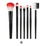 7 Pcs Blending Brush Tool Wood Makeup Brush EyeShadow Brush Cosmetics pinceis de maquiagem