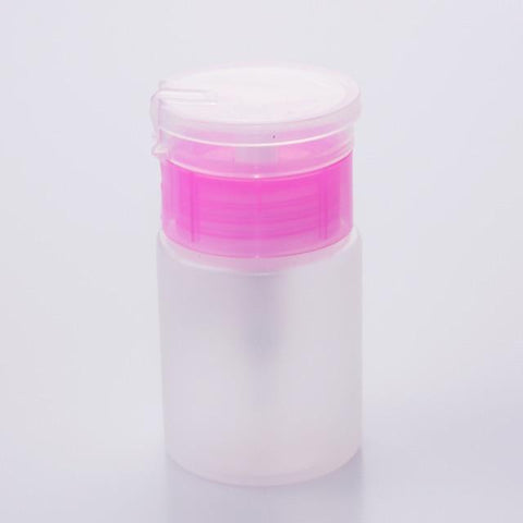 75ML Nail Art Mini Pump Dispenser Empty Bottle Acrylic Gel Polish Remover Cleaner Liquid Container Storage Small Pressure bottle