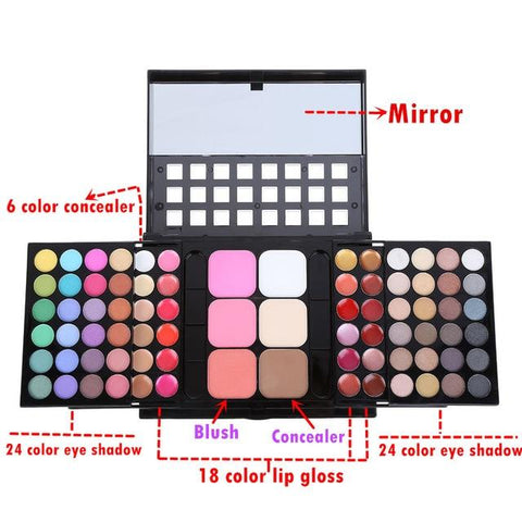 78 Colors Eyeshadow Makeup Set Box Cosmetics Palette Makeup Kits For Women Concealer Blush Powder Kit Maquiagem Make Up Palette