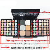 78 Colors Eyeshadow Makeup Set Box Cosmetics Palette Makeup Kits For Women Concealer Blush Powder Kit Maquiagem Make Up Palette