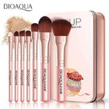 7PCS/SET Pro Women Facial Makeup Brushes Set Face Cosmetic Beauty Eye Shadow Foundation Blush Brush Make Up Brush Tool BIOAQUA