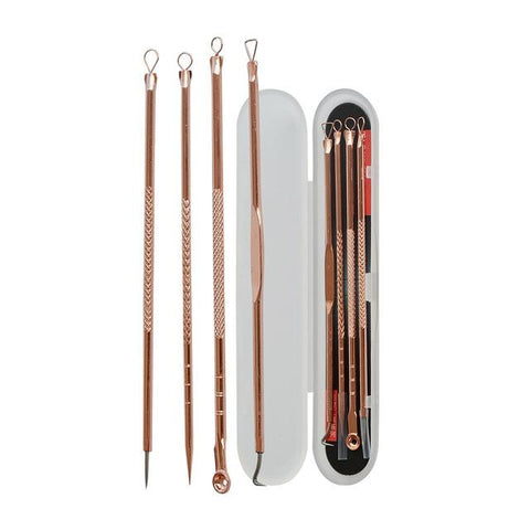 7pcs Blackhead Remover Tool Black Spots Needles Pore Cleanser Vacum Comedone Pimple Blemish Extractor Beauty Acne Remover Tools