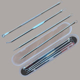 7pcs Blackhead Remover Tool Black Spots Needles Pore Cleanser Vacum Comedone Pimple Blemish Extractor Beauty Acne Remover Tools