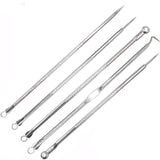 7styles Blackhead Pimple Acne Remover Tool Needles Comedone Blemish Extractor Spoon for Face Cleaning Skin Care Acne Tweezers