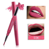 8 Color Double-end Lipsticks Lasting Lipliner Waterproof Profissional Moisturizer Lip Liner Stick Pencil batom matte