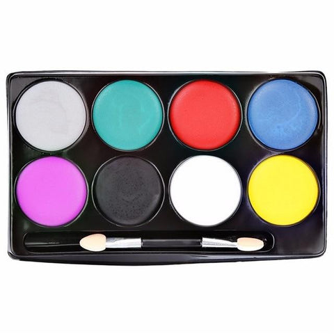 8 Colors Face Paint Halloween Makeup Non-toxic Water Paint Oil Christmas Party Fancy Dress Devil Fans Body Face Painting Primer