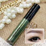8 Colors Glitter Eyeliner Makeup Natural Waterproof Pigments Shimmer White Gold Silver Make Up Liquid Shining eye liner