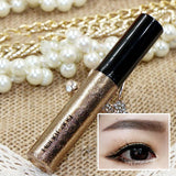 8 Colors Glitter Eyeliner Makeup Natural Waterproof Pigments Shimmer White Gold Silver Make Up Liquid Shining eye liner