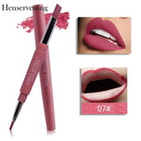 8 Colors Lipstick Matte Lip Liner Waterproof Long Lasting Red Lips Pencil   Tint Lip Stick  Makeup Nude Beauty Cosmetics