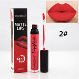 8 Colors Sexy Fashion Liquid Lipstick 24 Hours Long Lasting Makeup Matte Lip Gloss Red Purple Velvet Pigment Lip Gloss Beauty