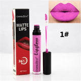 8 Colors Sexy Fashion Liquid Lipstick 24 Hours Long Lasting Makeup Matte Lip Gloss Red Purple Velvet Pigment Lip Gloss Beauty