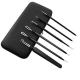 9 Pcs Professional Stainless Steel Blackhead Remover Tool Kit Blackhead Acne Comedone Pimple Blemish Extractor Beauty Tool