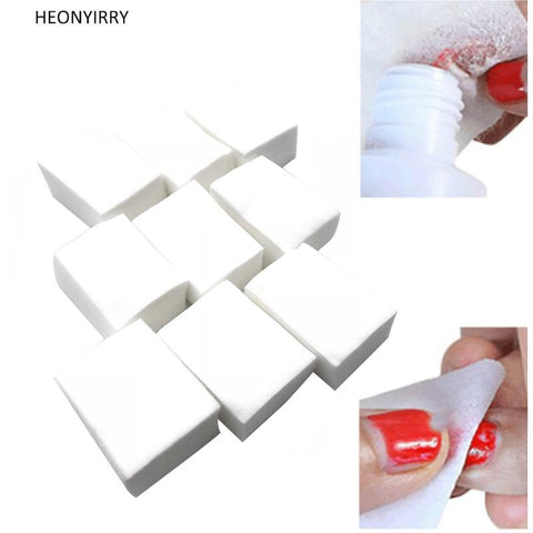 900PCS/Pack Pure Cotton Nail Wipes Wraps Bath Manicure Gel Nail Polish Remover Lint-Free Wipes 100%Cotton Napkins For Nails