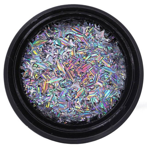 AB Color Nail Sequins Chameleon Star Iridescent Flakies Tips Manicure 3D Nail Art Decoration