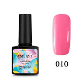 AMEIZII Pure Color UV Nail Gel Polish Nail Art Design Manicure Soak Off Vernis Top Base Coat Gel Nail Polish Lacquer 27Colors