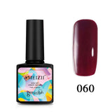 AMEIZII Pure Color UV Nail Gel Polish Nail Art Design Manicure Soak Off Vernis Top Base Coat Gel Nail Polish Lacquer 27Colors