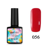 AMEIZII Pure Color UV Nail Gel Polish Nail Art Design Manicure Soak Off Vernis Top Base Coat Gel Nail Polish Lacquer 27Colors
