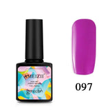 AMEIZII Pure Color UV Nail Gel Polish Nail Art Design Manicure Soak Off Vernis Top Base Coat Gel Nail Polish Lacquer 27Colors